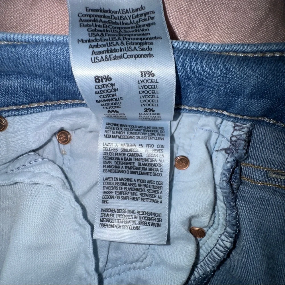 MOTHER The Twister Ankle Flare Jeans Across the Finish Line Size 32. Rise 10.5” - Picture 9 of 12